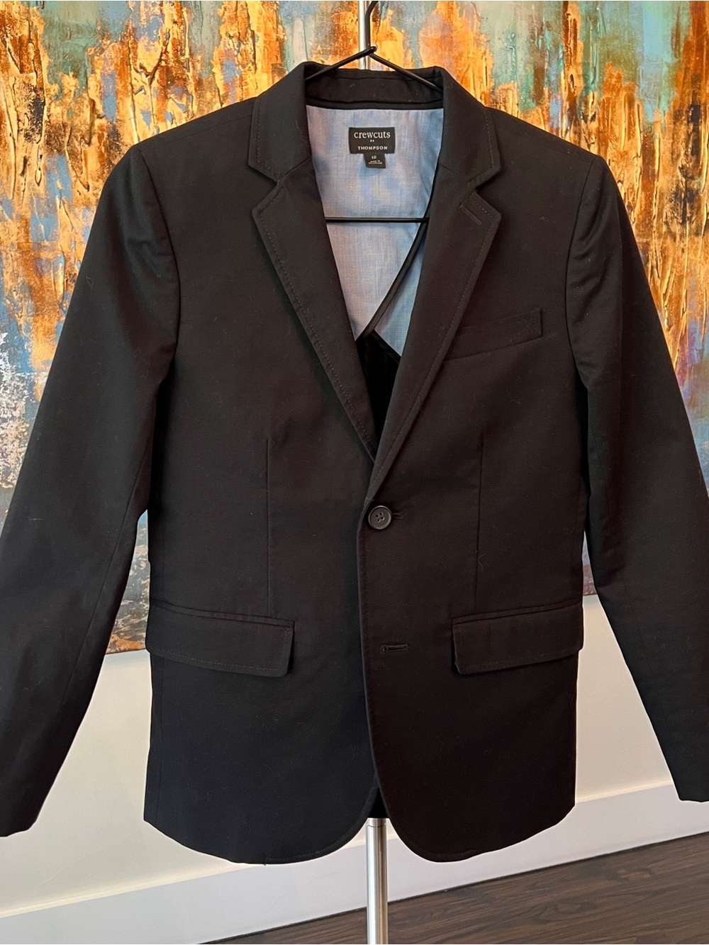 Crewcuts Black Boys' Single-Button Blazer
